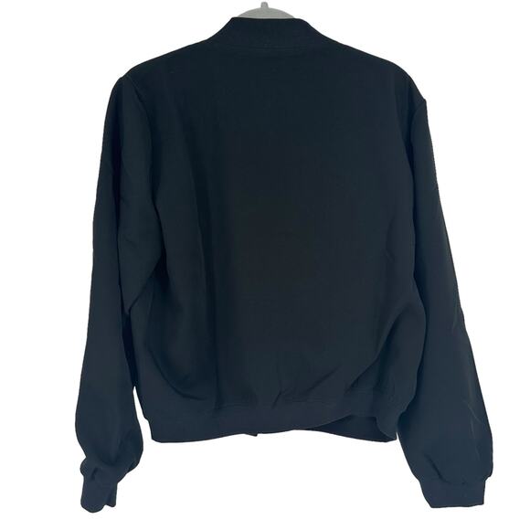 NEW Worthington + Jason Bolden Black Snap Front Jacket Sz Large - Picture 2 of 7